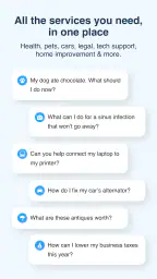 JustAnswer: Ask for help, 24/7 screenshot