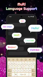 Keyboard - Neon Love Theme screenshot
