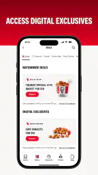 KFC US - Ordering App screenshot