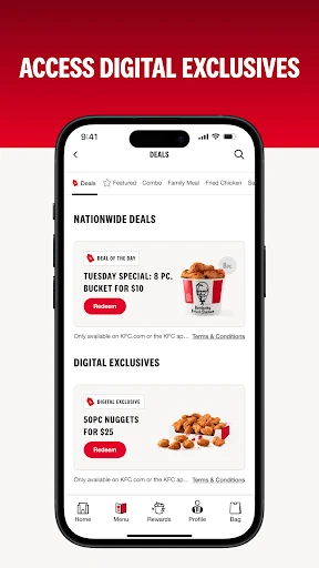 KFC US - Ordering App screenshot