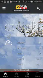 KFVS12 First Alert Weather screenshot