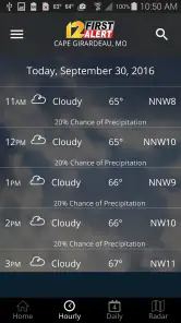 KFVS12 First Alert Weather screenshot
