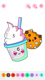 Kids Coloring Book by Numbers screenshot