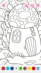 Kids Coloring Book by Numbers screenshot