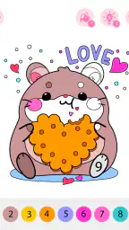 Kids Coloring Book by Numbers screenshot