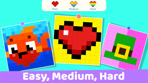 Kids Pixel Art Coloring Games screenshot