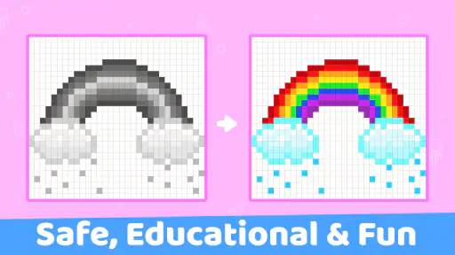 Kids Pixel Art Coloring Games screenshot
