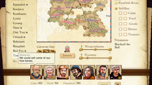 King of Dragon Pass: Text RPG screenshot