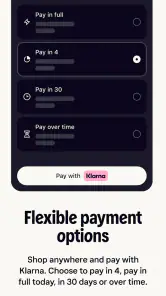 Klarna | Pay your way screenshot