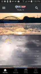 KLTV First Alert Weather screenshot