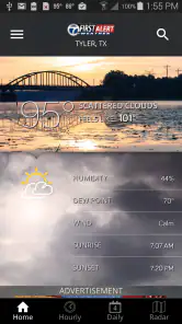 KLTV First Alert Weather screenshot