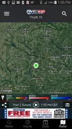 KLTV First Alert Weather screenshot