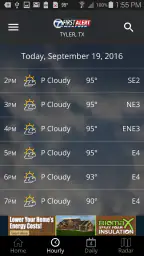 KLTV First Alert Weather screenshot