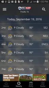 KLTV First Alert Weather screenshot