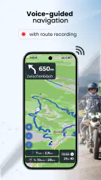 Kurviger Motorcycle Navigation screenshot