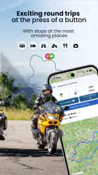 Kurviger Motorcycle Navigation screenshot