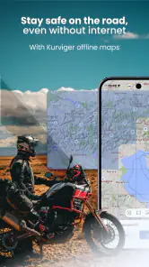 Kurviger Motorcycle Navigation screenshot