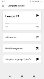 Language Transfer screenshot