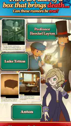 Layton: Diabolical Box in HD screenshot