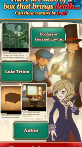 Layton: Diabolical Box in HD screenshot