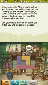 Layton: Diabolical Box in HD screenshot