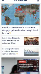 Le Figaro.fr: Actu en direct screenshot