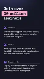 Mimo: Learn Coding/Programming screenshot