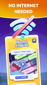 Learn words and play with Momo screenshot