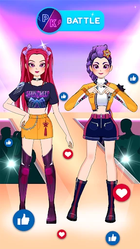 Left or Right: Star Girl Style screenshot