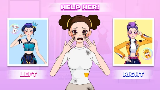 Left or Right: Star Girl Style screenshot