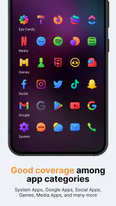 Lena Icon Pack Shapeless Icons screenshot