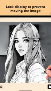 Lightbox draw - tracing paper screenshot