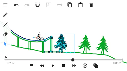 Line Rider screenshot