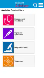 Lippincott Nursing Advisor screenshot