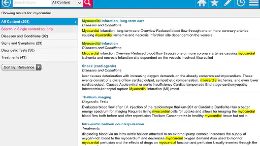 Lippincott Nursing Advisor screenshot