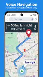 Live Gps Voice Navigation App screenshot