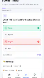 Live Scores : NFL NCAA NBA MLB screenshot