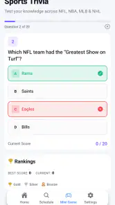 Live Scores : NFL NCAA NBA MLB screenshot