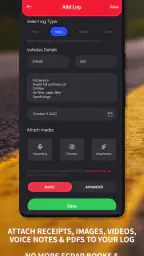 Loggy: Car maintenance log app screenshot