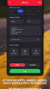 Loggy: Car maintenance log app screenshot