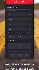 Loggy: Car maintenance log app screenshot