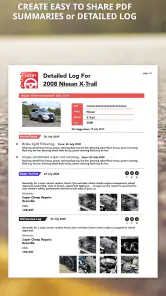 Loggy: Car maintenance log app screenshot