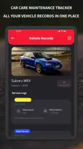 Loggy: Car maintenance log app screenshot