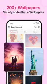 Love Keyboard Themes & Fonts screenshot