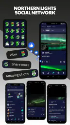 Lumyros: Aurora App & Social screenshot