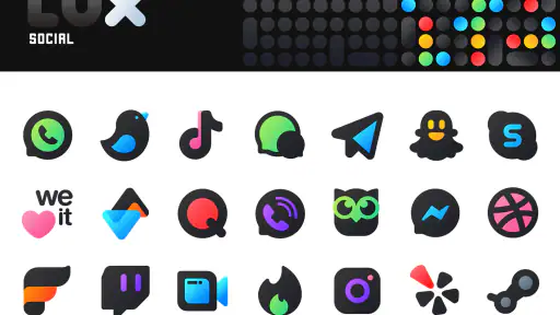 LuX IconPack screenshot