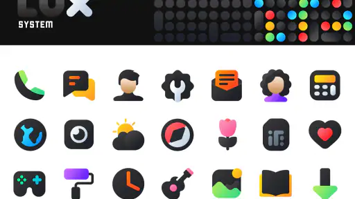 LuX IconPack screenshot