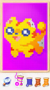 Magic Cross Stitch: Pixel Art screenshot