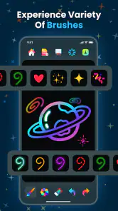 Magic Doodle: Glow Art Drawing screenshot