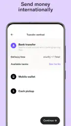 MAJORITY: Mobile banking screenshot